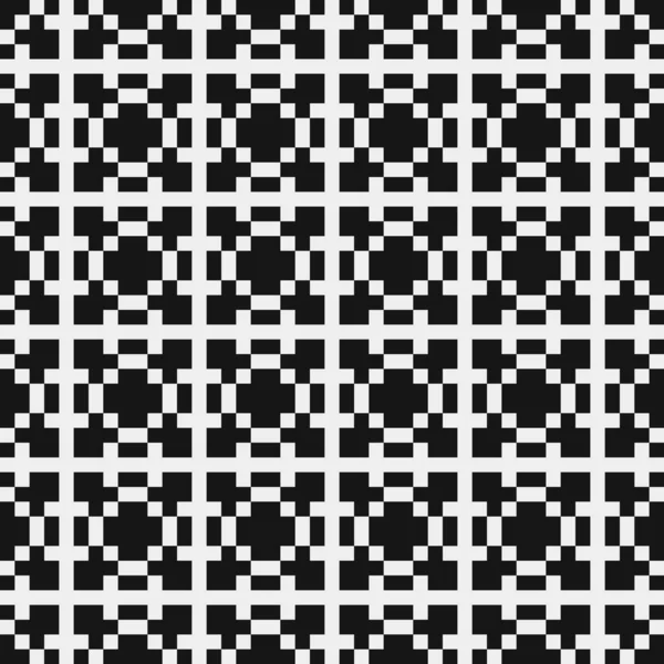 Patrón Sin Costuras Formas Geométricas Blanco Negro Ilustración Del Vector — Archivo Imágenes Vectoriales