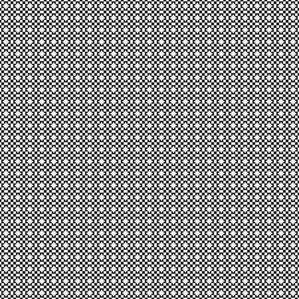 Geometric Seamless Pattern Black White Shapes Vector Illustration — Stock Vector