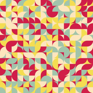 Soyut Geometrik Desen üretken hesaplama sanatı çizimi