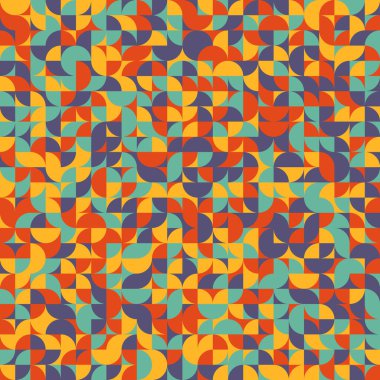 Soyut Geometrik Desen üretken hesaplama sanatı çizimi