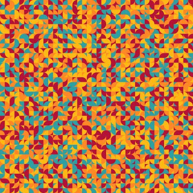 Soyut Geometrik Desen üretken hesaplama sanatı çizimi