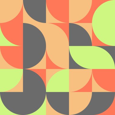 Soyut Geometrik Desen üretken hesaplama sanatı çizimi