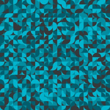 Soyut Geometrik Desen üretken hesaplama sanatı çizimi