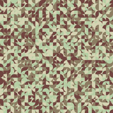 Soyut Geometrik Desen üretken hesaplama sanatı çizimi