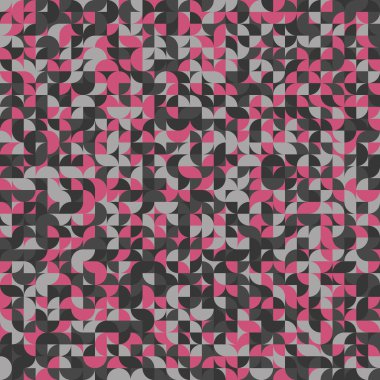 Soyut Geometrik Desen üretken hesaplama sanatı çizimi