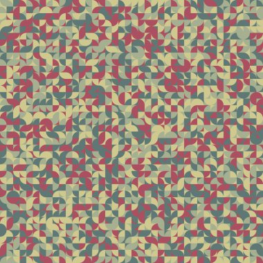 Soyut Geometrik Desen üretken hesaplama sanatı çizimi