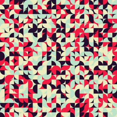 Soyut Geometrik Desen üretken hesaplama sanatı çizimi