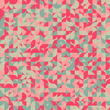 Soyut Geometrik Desen üretken hesaplama sanatı çizimi