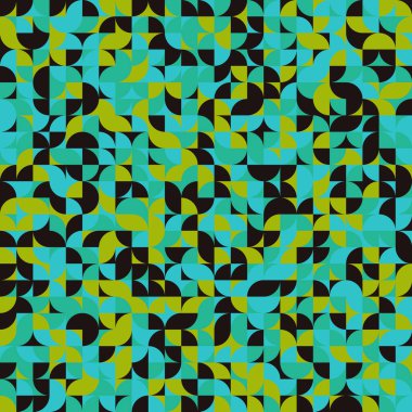 Soyut Geometrik Desen üretken hesaplama sanatı çizimi