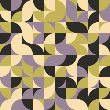 Soyut Geometrik Desen üretken hesaplama sanatı çizimi