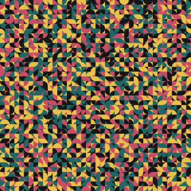 Soyut Geometrik Desen üretken hesaplama sanatı çizimi