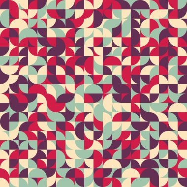 Soyut Geometrik Desen üretken hesaplama sanatı çizimi