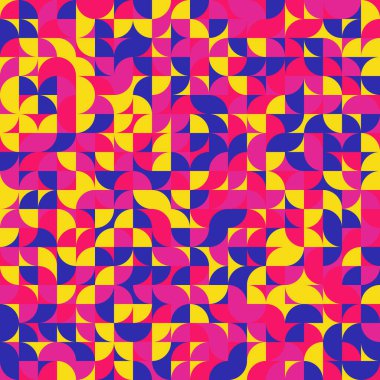 Soyut Geometrik Desen üretken hesaplama sanatı çizimi