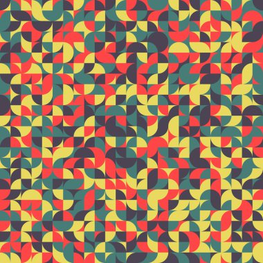 Soyut Geometrik Desen üretken hesaplama sanatı çizimi