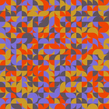 Soyut Geometrik Desen üretken hesaplama sanatı çizimi