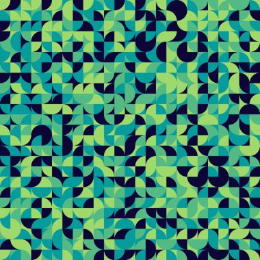 Soyut Geometrik Desen üretken hesaplama sanatı çizimi