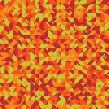 Soyut Geometrik Desen üretken hesaplama sanatı çizimi