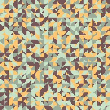 Soyut Geometrik Desen üretken hesaplama sanatı çizimi