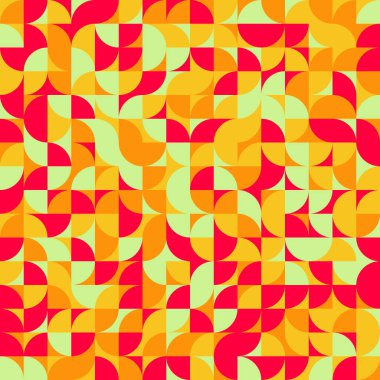 Soyut Geometrik Desen üretken hesaplama sanatı çizimi