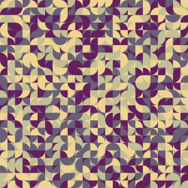 Soyut Geometrik Desen üretken hesaplama sanatı çizimi