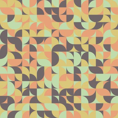 Soyut Geometrik Desen üretken hesaplama sanatı çizimi