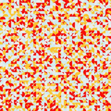 Soyut Geometrik Desen üretken hesaplama sanatı çizimi