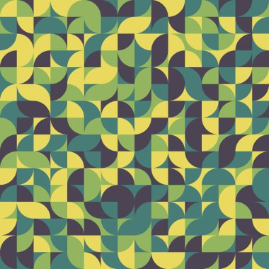 Soyut Geometrik Desen üretken hesaplama sanatı çizimi