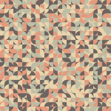 Soyut Geometrik Desen üretken hesaplama sanatı çizimi