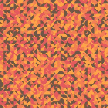 Soyut Geometrik Desen üretken hesaplama sanatı çizimi