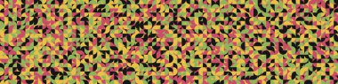 Soyut Geometrik Desen üretken hesaplama sanatı çizimi