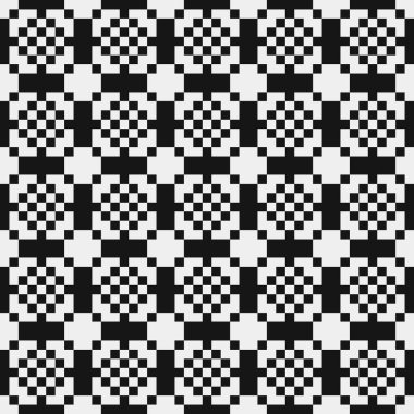 Soyut Geometrik Desen üretken hesaplama sanatı çizimi