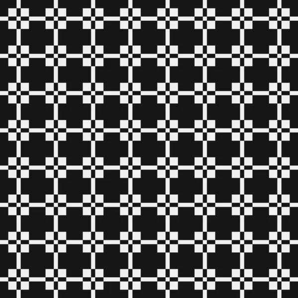 Seamless Pattern Black White Lines Vector Illustration — Stock Vector