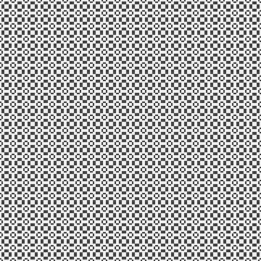 Soyut Çapraz Düzen. Noktalı arka plan. Geometrik Vektör İllüstrasyonu