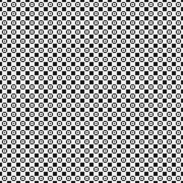 Бесшовный Рисунок Черно Белых Геометрических Фигур Векторная Иллюстрация — стоковый вектор