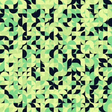 Soyut Geometrik Desen üretken hesaplama sanatı çizimi