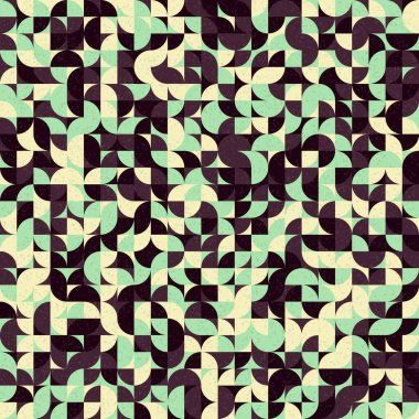 Soyut Geometrik Desen üretken hesaplama sanatı çizimi