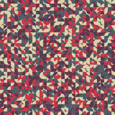 Soyut Geometrik Desen üretken hesaplama sanatı çizimi