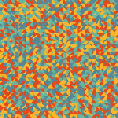 Soyut renk Geometrik Desen üretken hesaplama sanatı çizimi