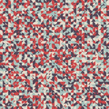 Soyut Geometrik Desen üretken hesaplama sanatı çizimi