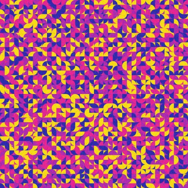 Soyut Geometrik Desen üretken hesaplama sanatı çizimi