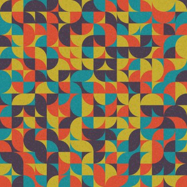 Soyut renk Geometrik Desen üretken hesaplama sanatı çizimi