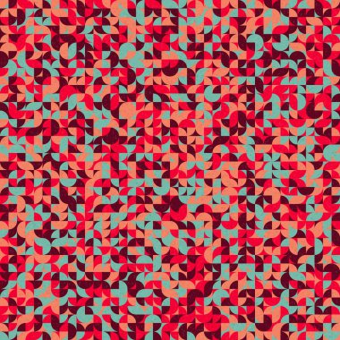 Soyut Geometrik Desen üretken hesaplama sanatı çizimi