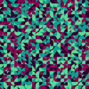 Soyut Geometrik Desen üretken hesaplama sanatı çizimi