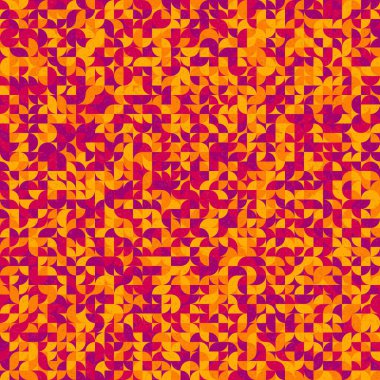 Soyut renk Geometrik Desen üretken hesaplama sanatı çizimi