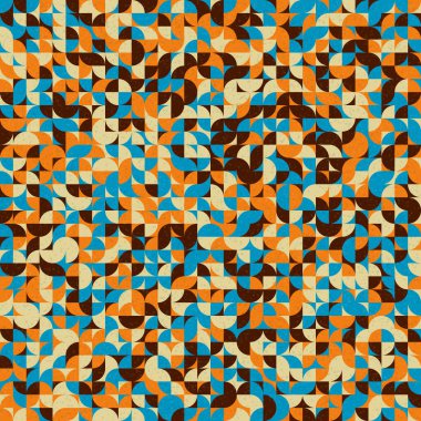 Soyut Geometrik Desen üretken hesaplama sanatı çizimi