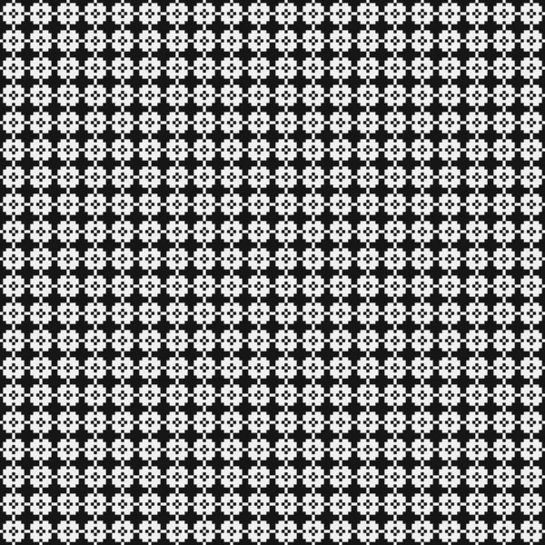 Fekete Fehér Geometriai Formák Zökkenőmentes Mintázata Generatív Számítógépes Művészeti Vektor — Stock Vector