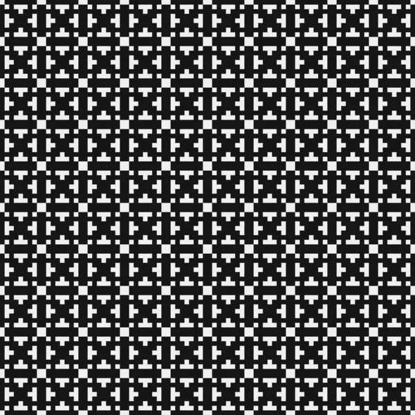 Geometric Seamless Pattern Black White Shapes Vector Illustration — Stock Vector