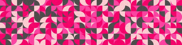 Abstract Color Geometric Pattern Generative Computational Art Illustration — Stock Vector