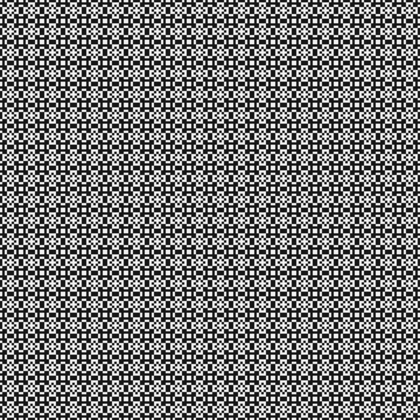 Nahtloses Muster Schwarz Weißer Geometrischer Formen Vektorillustration — Stockvektor