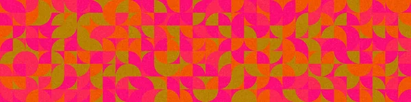 Abstrakte Farbe Geometrische Muster Generative Computergrafik Illustration — Stockvektor